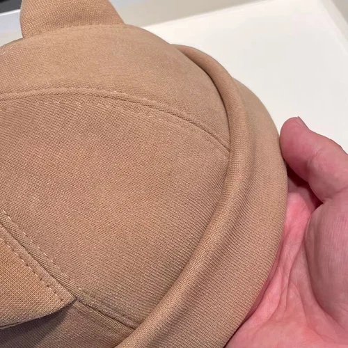Damen Mädchen süße Katzenohren Beanie Mütze verstellbar Rollrand Baskenmütze Freizeitmütze - Bild 13 von 28