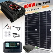 Portable Solar Power Inverter Generator Charging Station Supply Energy Storage