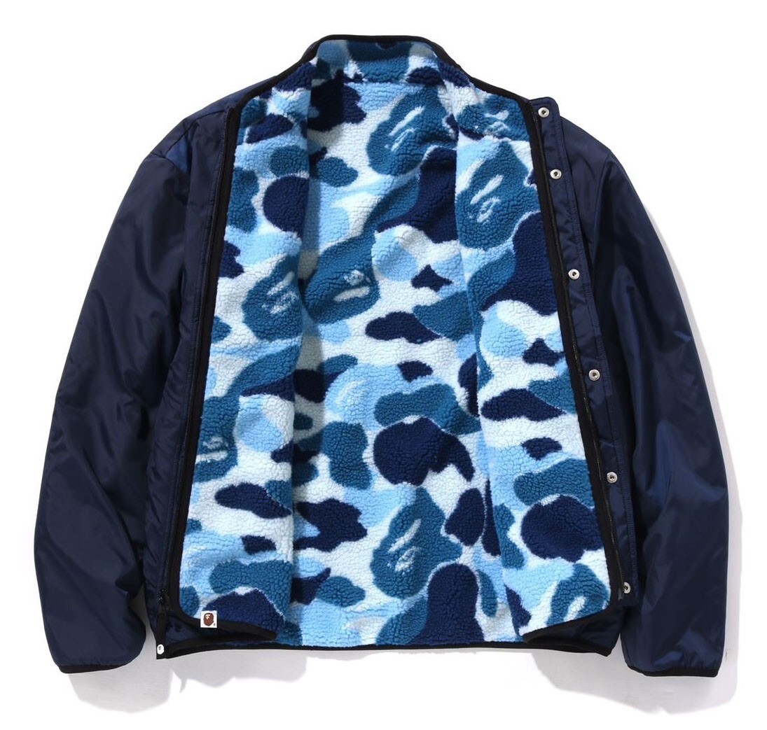 ジャケット・アウター AMERI REVERSIBLE BOA PONCHO COAT A BATHING APE® Abc Camo Boa Ripstop Reversible Jacket | Bape