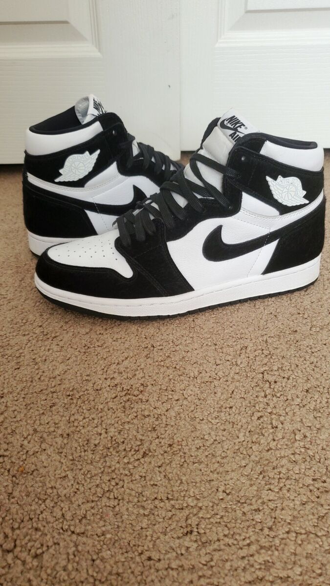 USED Jordan 1 High OG Twist CD0461-007 black white panda USED Jordan 1 High OG Twist CD0461-007 black white panda