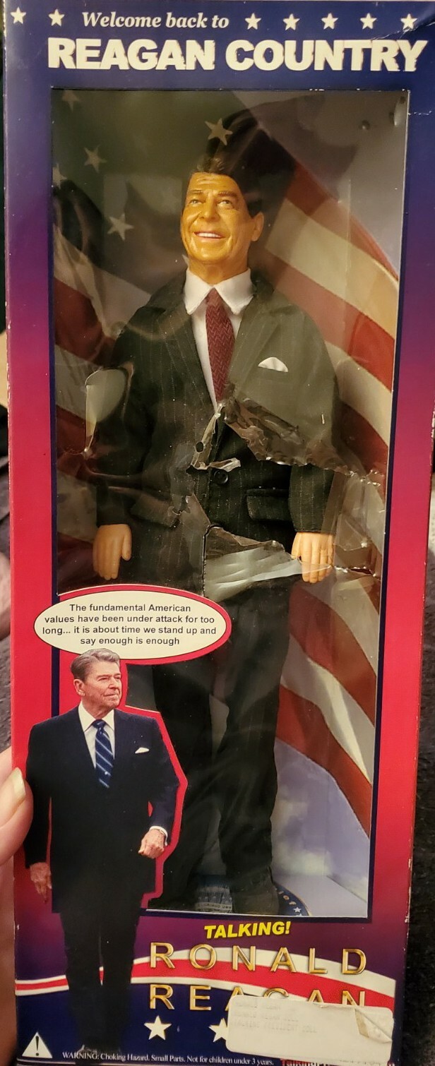 ronald reagan talking doll
