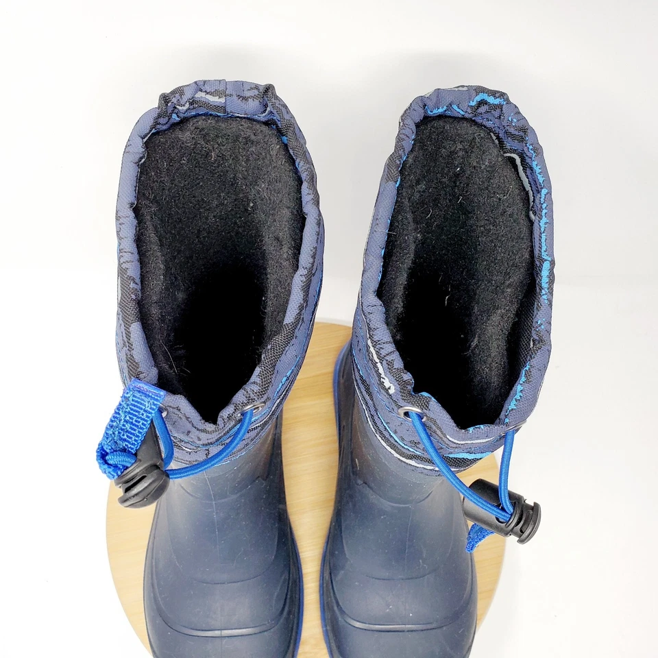 Kamik Snobuster Niños 2 Botas Azul Nieve Invierno Lluvia Aislado Forrado Zapatos Foto 4 de 4