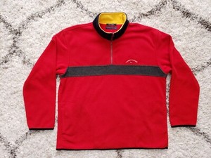 tommy hilfiger yellow pullover jacket