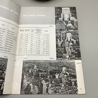 Orig. Brochure de vente Leica Leitz NY pour Leica Ic, IIfc & IIIc - eBay