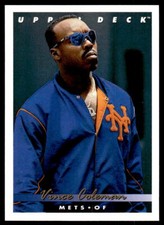 1993 Upper Deck 748 Vince Coleman New York Mets Baseball Card