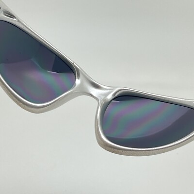 Oakley Topcoat Vintage Sunglasses Chrome/Silver RARE - 90s Oakley Topcoat Vintage Sunglasses Chrome/Silver RARE - 90s