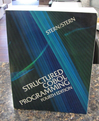 Structured COBOL Programming with COBOL 4th Edition Book by Stern/Stern - FG44
