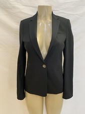 NWT Zara Basic Size 2 Black One Button Blazer