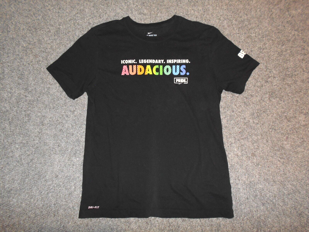 Nike Dri-FIT Audacious Pride Men's Large Black T-Shirt