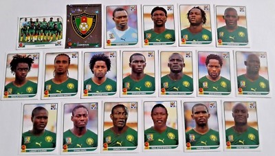 SOUTH AFRICA 2010 CAMEROON CAMEROON PANINI FOOTBALLERS WC *CHOOSE FIGURE*