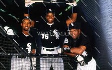 DP560Lance Johnson-Frank Thomas-Tim Raines White Sox8x10 11x14 16x20 24x36 Photo