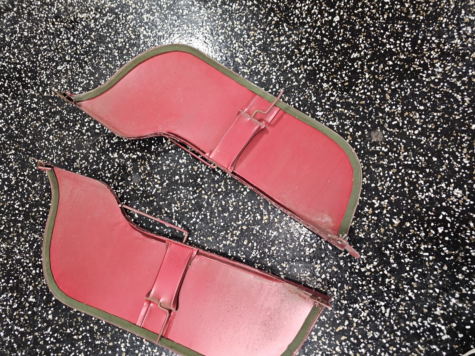 1946 1947 1948 PLYMOUTH P15 FENDER SKIRTS REAL METAL SPECIAL DELUXE