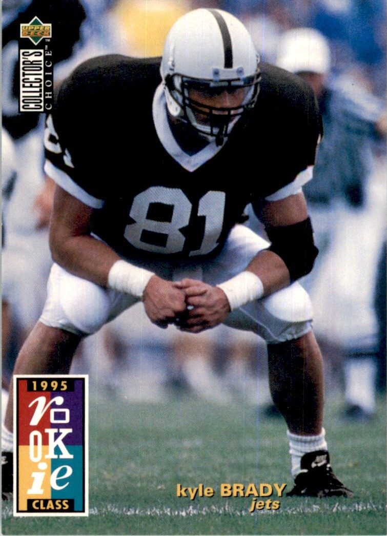 1995 Collector's Choice Kyle Brady Rookie New York Jets #9 Upper Deck