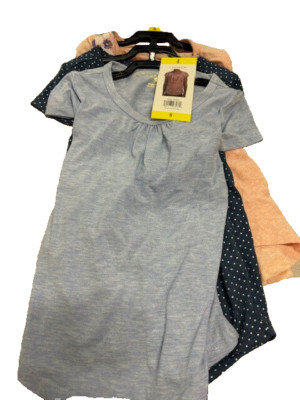 Vigoss Youth 3-pack Tee, (ECLIPSE/DOVE Multi Color, Size SMALL) NWT