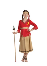 INDIAN GIRL COSTUME NATIVE AMERICAN PRINCESS POCAHONTAS CHILD KIDS COSTUMES