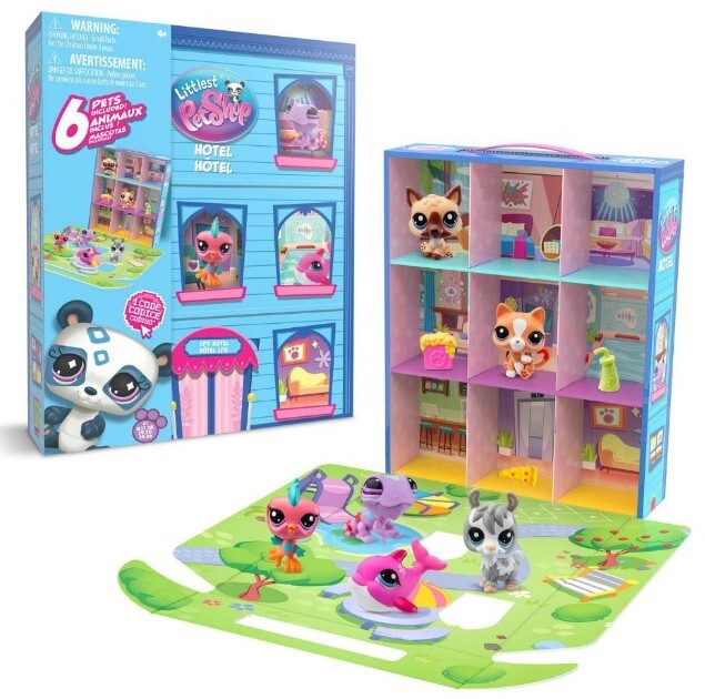 Littlest Pet Shop G7 Playful Pet Hotel 2024 #66 Parakeet Chameleon Dolphin  Lhama