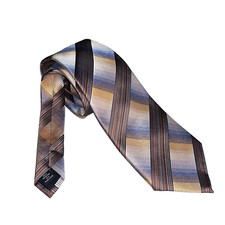Kenneth Cole New York Men's Neck Tie 100 Silk Hand Made 57.75"x3.87" Striped