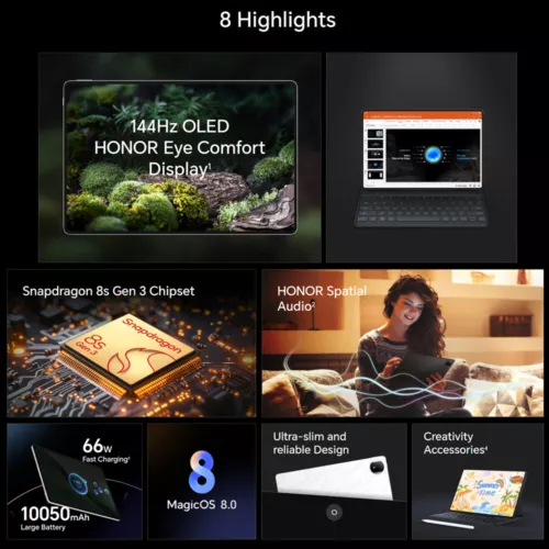 Honor MagicPad 2 pad 12.3'' WIFI 16GB+1TB Tablet PC Snapdragon8s Gen3 Android 14 - Bild 3 von 15