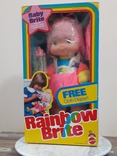 VTG 1983 MATTEL RAINBOW BRITE BABY BRITE W/ CLOTH DIAPER ONS 9015