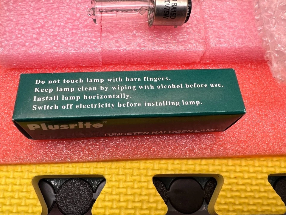 JD Type 75W BA15D 75W Watt Clear Double Contact DC Bayonet BA15d Base T4 120V - Image 3 of 3