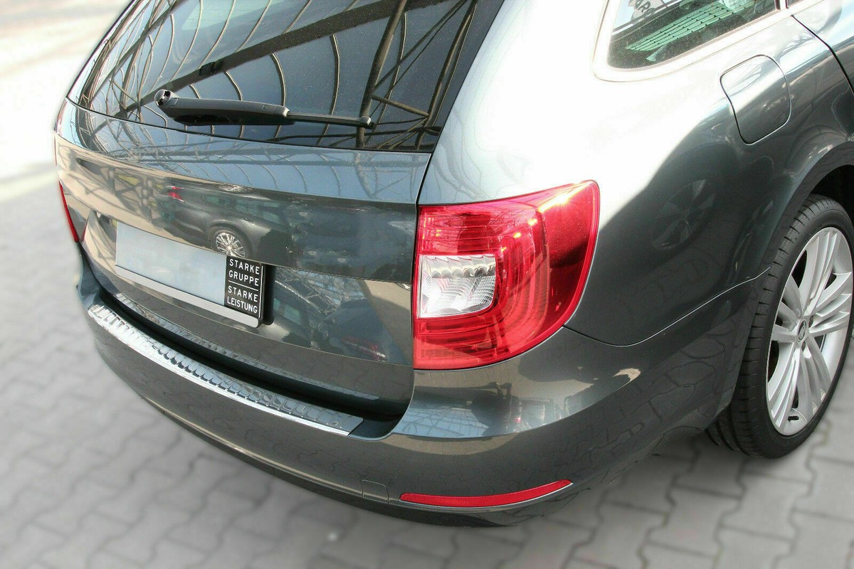 Skoda Superb Zubehör Ladekantenschutz Edelstahl MATT Kompatibel Für III | Ab 2014 | Mit Abkantung | Premium Qualität Von RECAMBO Skoda Fabia
