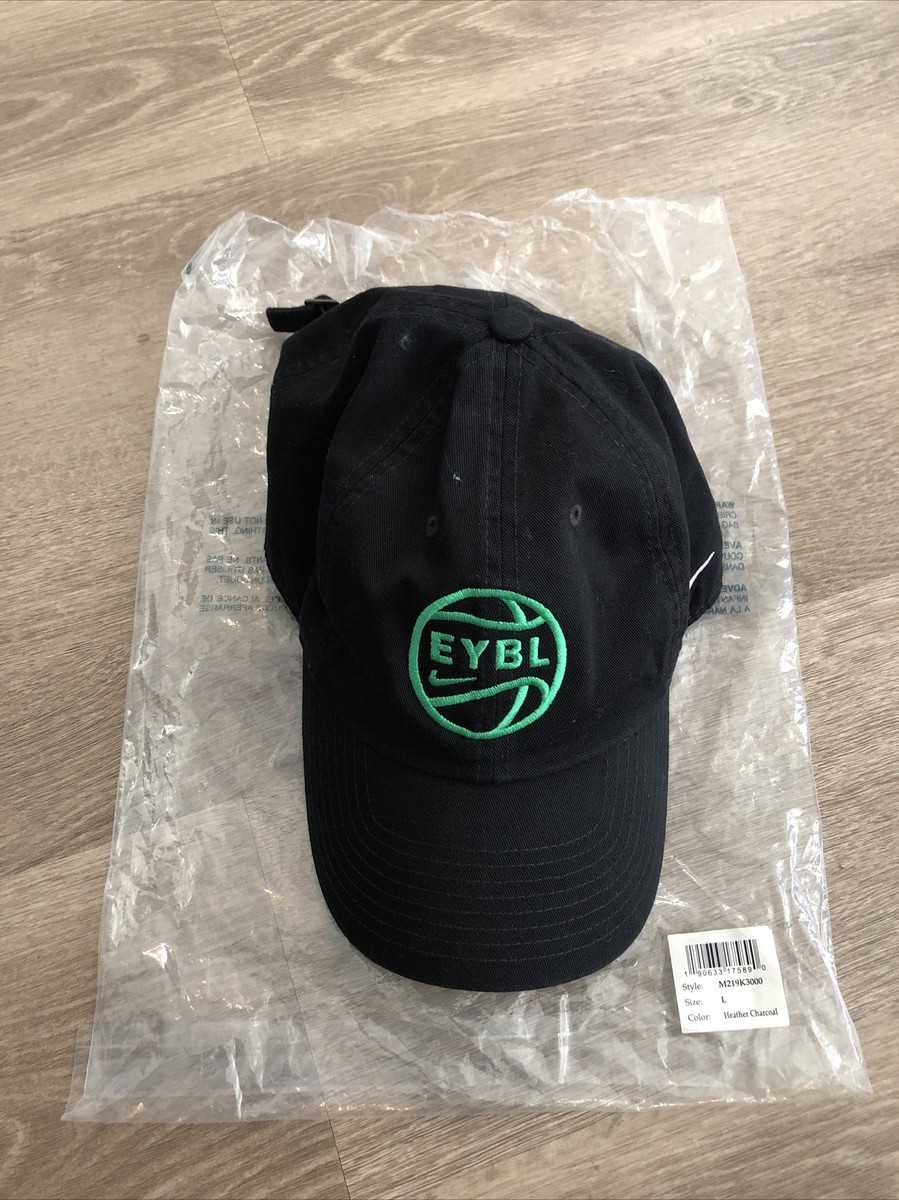 NEW - Nike EYBL Hat Baseball Cap - Basketball - Black Green