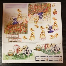 Joanna Sheen Happy Birthday Decoupage Sheets X2 