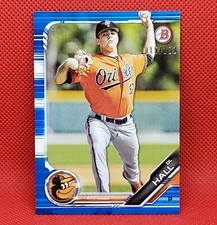 D.L. (DL) Hall - 2019 Bowman Prospect BLUE ( #SN /150 )