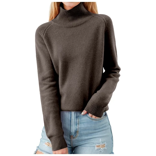 Damen Pullover Langarm Freizeit Rollkragenpullover - Bild 23 von 38