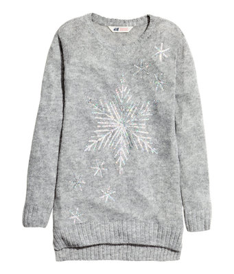 H&M Mädchen Pullover Longpullover  Gr.146/152, 170  2 Farben  NEU