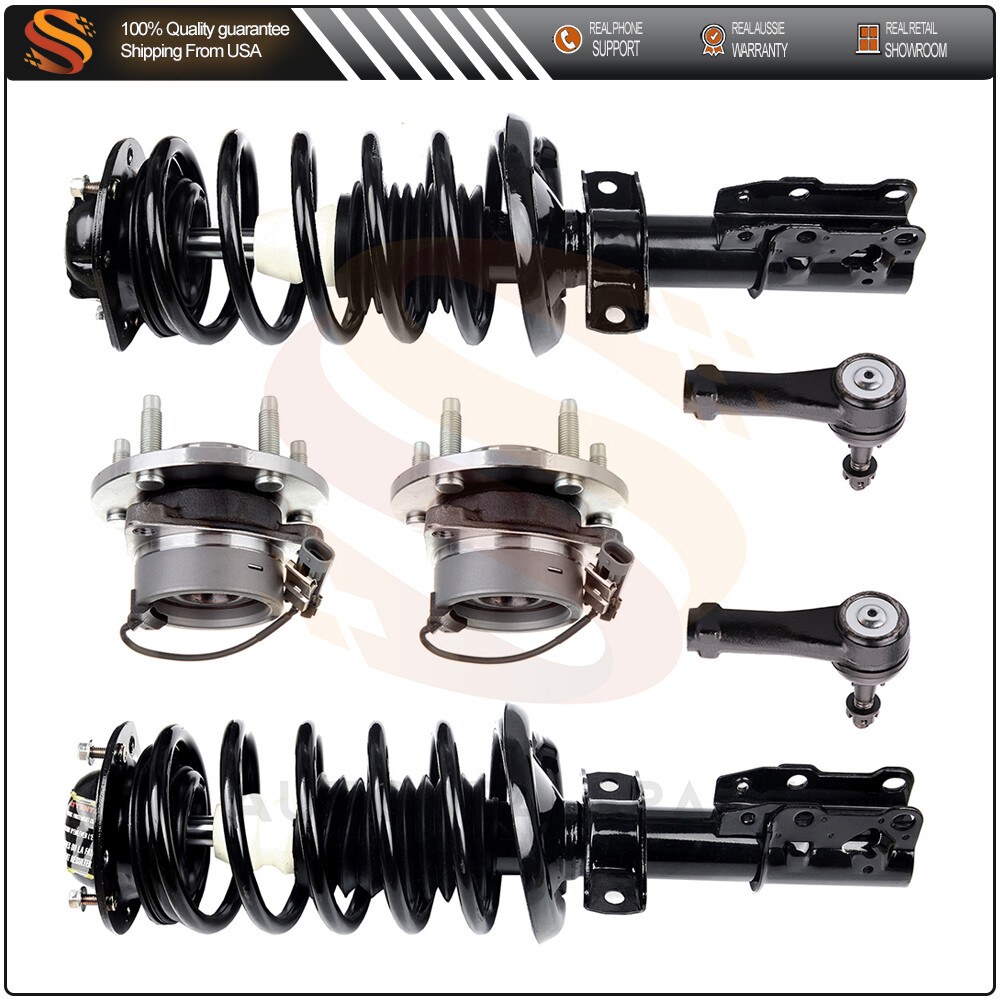 2005-2006 Pontiac Pursuit Front Strut Assembly with Wheel Bearing & Outer Tie Rod