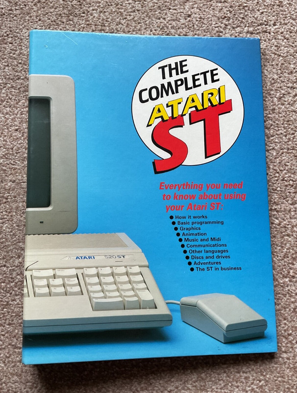 Atari ST User Binder Database Publications 90's Rare
