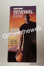 1995 Basketball MICHAEL JORDAN RAYOVAC Booklet AD Facsimile Autograph Rare