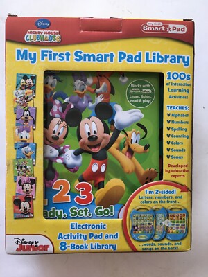 My First Smart Pad World Disney Mickey Clubhouse 8 Books Library 