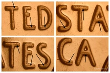 1956 DDR-004 FS-801 Doubled Die Reverse Nice Proof Lincoln Wheat Cent Error#3