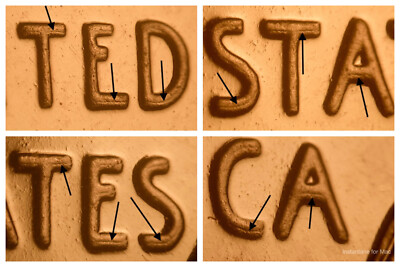 1956 DDR-004 FS-801 Doubled Die Reverse Nice Proof Lincoln Wheat Cent Error#1