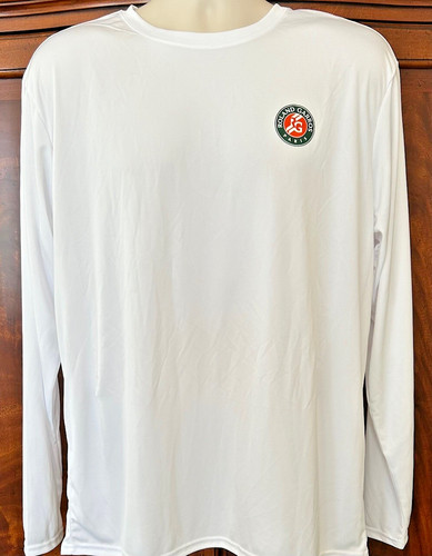French Roland Garros Tribute "LS T's" UPF50 Wicking, 3.8oz 100% Poly Limited Run