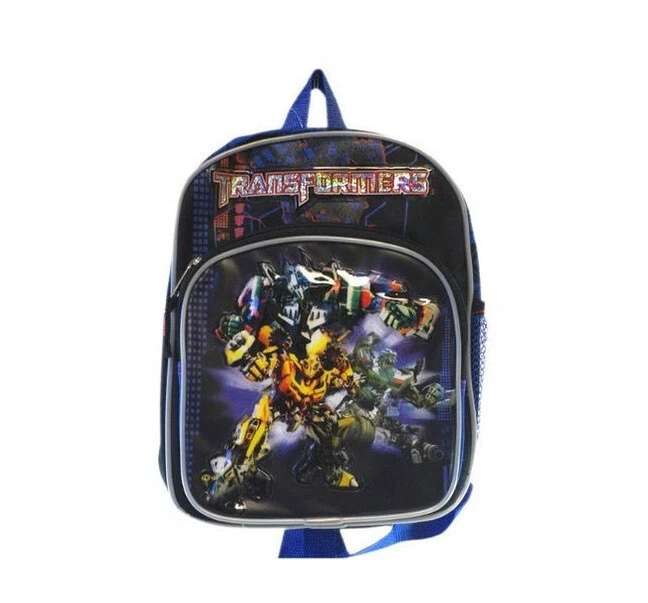 Zaino Transformer per bambini e ragazzi, borsa per penne, set da tre, Nero , Taglia unica