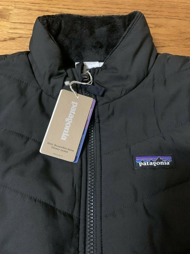 NEW Patagonia Black Reversible Girls 