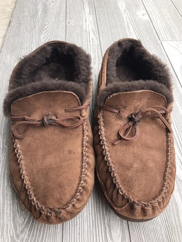 moccasin house shoes slippers size 