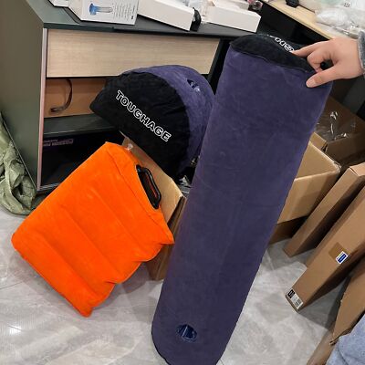 Inflatable Sex Pillow Wedge Cushion Sex Aid Furniture Love Positioning Toughage