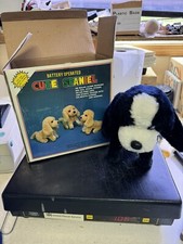 Vintage Battery Operated Cute Spaniel Plush Dog Parts Repair