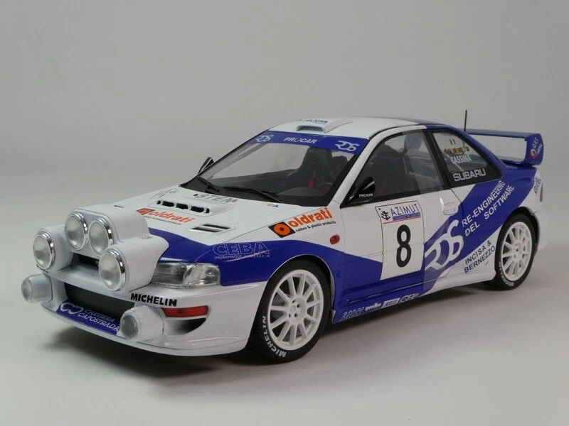 Solido Subaru Impreza S5 WRC99 #8 V. Rossi Rally Azimut Monza 2000 1/18 S1807403 - Immagine 2 di 3