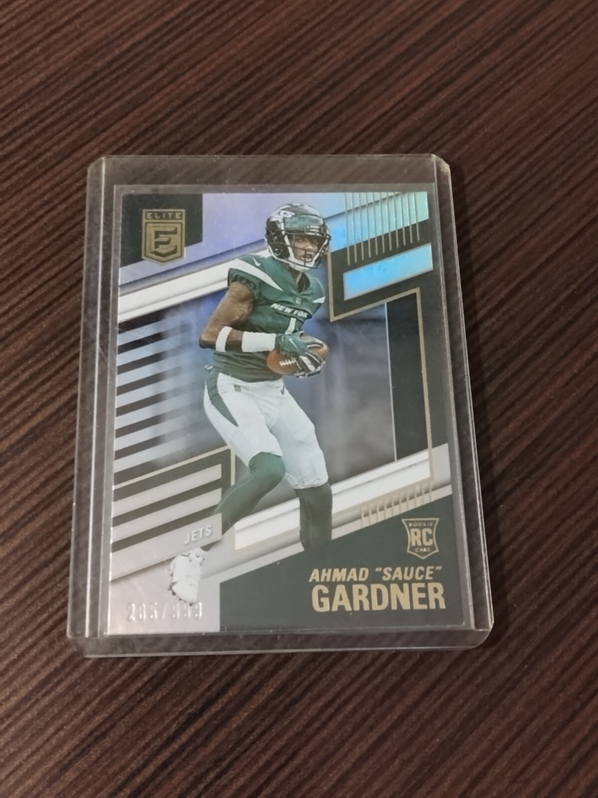 2022 DONRUSS ELITE AHMAD "SAUCE" GARDNER ROOKIE CARD #142 #D 285/999 SP FRESH