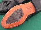 Men Dexter NOS Black Kiltie Slip On Wing Tip Dress Shoe New 8 M Never Worn USA — photo 1