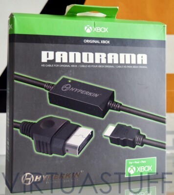 Hyperkin Panorama HD, HDMI cable for Original XBOX, USA Market, tested, open box
