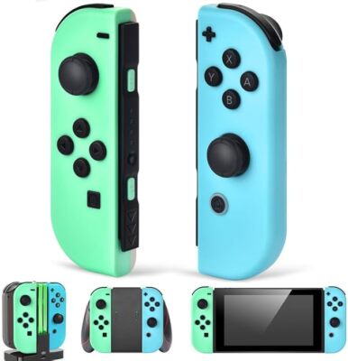 2er set für Joy-Con Wireless Game Controller für Nintendo Switch - Blau+Grün New