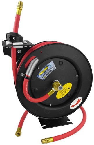HEAVY-DUTY-3-8-034-x-30ft-Auto-Retractable-Air-Line-Hose-Compressor-Air-Hose-Line