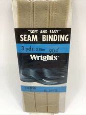 Beige Wrights Seam Binding Soft And Easy 3yrds 116 330 Beige 91 1984