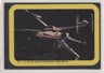 1977 Star Wars Stickers X-Wing Fighter TIE Fighter Battle in